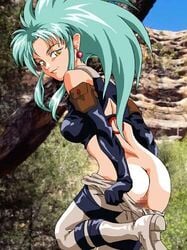 1girls ass breasts censored female female_only humanoid long_hair ryoko_hakubi solo tagme tenchi_muyo! tukasa