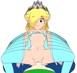 1girls animated blonde_hair blue_eyes blue_legwear blue_thighhighs breasts clothing color colored edit female female_on_top long_hair luigi male mario_(series) minus8 nintendo nipples penetration penis ppppu princess_rosalina pussy sex smile smiling spread_legs thighhighs third-party_edit unseen_male_face vaginal_penetration