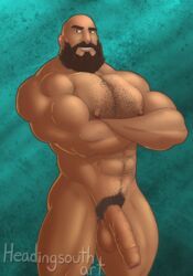 1male abs adonis_belt arm_hair bald ball_hair balls ballsack bara barazoku beard biceps body_hair brown_eyes chest_hair civilization civilization_vi completely_naked completely_nude crossed_arms dangling_testicles erect_nipples facial_hair foreskin gilgamesh_(civilization) gilgamesh_(sumerian_mythology) hairy_male happy_trail headingsouth human intact large_balls large_penis large_testicles low_hanging_balls male male_nipples male_only male_pubic_hair malesub manly mesopotamian_mythology muscles muscular_male nude nude_male pecs penis pubes scars scrotum semi-erect smirk smirking solo solo_male standing_male sumerian_mythology testicles uncut unretracted_foreskin veiny_penis