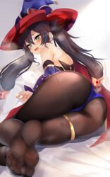 mona (genshin impact) from genshin impact by moneko1107