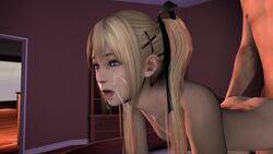 1girls 2boys 3d animated blonde_hair blowjob blue_eyes breasts cum cum_drip cum_drop cum_in_mouth cum_in_throat cum_inside cum_on_cheek cum_on_chin cum_on_face cum_on_tongue cum_swallow cum_swallowing dead_or_alive dead_or_alive_5 deepthroat deepthroat_no_hands doggy_style faceless_male fellatio female futivesfm human light-skinned_male long_hair looking_at_partner looking_at_penis loop male marie_rose mp4 nipples no_sound nude nude_female nude_male nudity one_after_another open_mouth oral oral_penetration oral_sex panting penis running_a_train small_breasts source_filmmaker spitroast surprised surprised_expression swinging_breasts threesome throat_barrier throat_penetration tongue tongue_out video