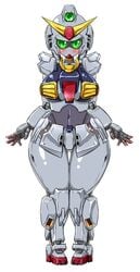 1girls alternate_costume alternate_version_available big_ass big_breasts breasts earth_federation female gundam gundam_mk_ii humanoid mech mecha mobile_suit natsuberry_(artist) robot robot_girl solo thick_thighs wide_hips zeta_gundam