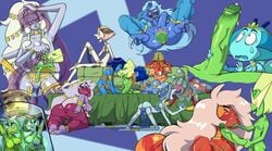 amethyst_(steven_universe) anal_jewelry anus aquamarine_(steven_universe) blue_pearl_(steven_universe) boardmindless breasts cartoon_network chastity_cage clitoris cum_jar deep_penetration earth_beetle fellatio futa_on_female futa_on_futa futanari gem_(species) gem_fusion harem heaven_beetle jasper_(steven_universe) lapis_lazuli_(gem) lapis_lazuli_(steven_universe) mean_lapis nice_lapis nipples off_colors_(steven_universe) opal_(steven_universe) oral orange_spodumene padparadscha_(steven_universe) pearl_(steven_universe) penis penis_awe peridot_(steven_universe) pussy sapphire_(steven_universe) shortstack smaller_futanari spread_legs steven_universe tagme tongue_out vaginal_penetration