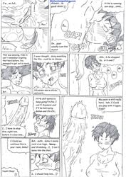 1boy against_wall all_the_way_to_the_base blowjob comic cucked_by_father cum_down_throat cum_in_throat cute daughter-in-law deepthroat dirty_talk dragon_ball dragon_ball_z english_text father-in-law_and_daughter-in-law fellatio female gag gagging gulp head_grab heart-shaped_pupils kneeling male male/female monster_cock mouthful oral petite pleasure_face saiyan short_hair slim son_goku swallowing_cum swallowing_penis_while_deepthroat teenager thewritefiction throat_bulge throat_fuck throat_pounding videl