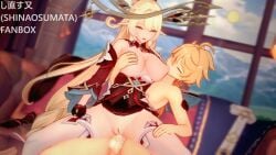 1boy 1girl1boy 1girls 3d 3d_animation absurdly_long_hair aether_(genshin_impact) ahoge alice_(genshin_impact) animated animation bare_shoulders black_gloves blinking blonde_hair blue_sky braid breast_grab_(another) breast_sucking breasts_out closed_eyes cloud cloudy_sky couch cowgirl_position cowgirl_position_(reverse) detached_collar detached_sleeves dress elf female field fully_nude gauntlets genshin_impact gloves grabbing_another's_breast grabbing_from_behind hair_intakes hair_ornament half-closed_eyes hand_on_another's_shoulder hand_on_another's_thigh hand_on_own_thigh happy happy_sex hat indoors koikatsu large_breasts long_hair long_sleeves looking_at_another looking_at_viewer looking_down looking_to_the_side mature_female messy_hair mountain mountainous_horizon nude_male_clothed_female on_couch open_clothes open_dress open_mouth orange_eyes partially_undressed penis pointy_ears raised_eyebrows red_dress reverse_cowgirl_position scarf sex shinaosumata shiny_penis shiny_skin shorter_than_10_seconds sidelocks single_braid skirt_lift skirt_up sleeveless sleeveless_dress spread_pussy sun swept_bangs tagme teeth thigh_boots thighhighs thighs tongue twin_braids unworn_clothes unworn_pants vaginal_penetration very_long_hair video white_scarf wide_sleeves wince window witch witch_hat