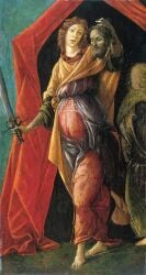 barefoot christianity decapitated_head decapitation female holofernes judith judith_beheading_holofernes painting religion severed_head sword