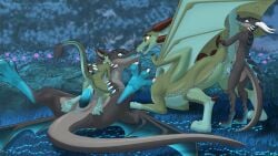 16:9 anthro anthro_on_feral anus ass_up claws dragon feet female female_anthro female_feral female_on_feral feral french_kissing genitals group hi_res kissing kissing_while_penetrating leopon276 male male/female male_anthro male_feral male_on_feral mythological_creature mythological_scalie mythology outside outside_sex paws penetration penetration_from_behind penile penile_penetration penis pussy raised_tail scalie sex size_difference soles tail tilep_(leopon276) toe_claws toes tongue tongue_out tongues_tied_together tongues_touching vaginal_penetration vulva widescreen xero_(captainscales) zoophilia