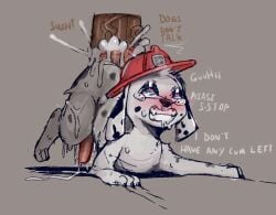 1boy anal anal_sex anal_sex animal_genitals animal_penis ass ass ass_raised ass_up beastiality big_cock big_dick big_penis blue_eyes blush blush butt_raised butt_up canid canine canine_genitals canine_penis canis claw_marks claws clenched_teeth cock cock_in_ass cum cum_in_anus cum_in_ass cum_inside cum_overflow cum_overflowing cumming cumming_from_anal_sex cumming_in_ass cumming_inside cumming_together cumming_while_penetrated dalmatian dialogue dick dick_in_ass digital_drawing_(artwork) digital_media_(artwork) domestic_canine domestic_dog english_dialogue english_text feral feral_focus feral_male feral_penetrated fireman's_hat gay gay_sex genitals hat headwear heart-shaped_pupils hi_res high_resolution highres huge_cock huge_cock huge_cock human human_on_feral human_penetrating human_penis large_cock large_dick large_penis legs_raised legs_up long_ears male male/male male_canine male_dog male_feral male_focus male_on_male male_only male_penetrated male_penetrating male_penetrating_male marshall_(paw_patrol) patreon patreon_exclusive paw_patrol paws penetrated_male penetrating_male penetration penis possible_rape questionable_consent raised_ass raised_butt raised_leg raljoy sex sex_from_behind simple_background snot snot_trail spots spotted_body spotted_fur sweat sweatdrops sweating sweaty tears tears_in_eyes teeth_clenched text veiny_penis white_body white_fur zoophilia