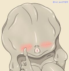 black_hair blue_eyes blush blush covered_in_mud mud muddy nude open_mouth rd_mc1789 short_hair sole_female