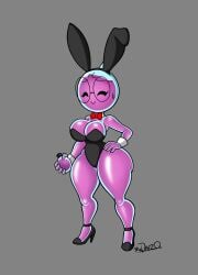 anthrofied big_breasts breasts bunnysuit female high_heels hips_wider_than_shoulders huge_ass huge_breasts liquid millie_(tansau) mrdrezq objectification