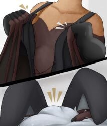 anthro bat biped breasts clothed clothing comic digital_media_(artwork) female fur hair hi_res inflation lagartuzmems1998 mammal nude solo