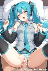 ai ai_generated cum cumshot hatsune_miku male/female missionary missionary_position vagina vaginal_sex