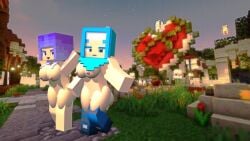 2girls big_ass big_breasts hijab hot_dogging ice_chikurin ice_chikurin_(chikurincraft) ldcm0302 love mcyt minecraft minecraft_youtubers naked_female nude_female park prisma3d prisma3dminecraft prisma3dnsfw purple_eyes purple_hair twitch twitch.tv twitch_streamer twitter twitter_username youtube youtuber youtubers yuri