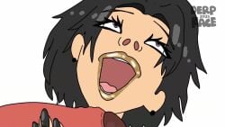 1080p 1920x1080 1boy 1femboy 1futa 1futa1boy 1sec_video 2025 animated animation black black_hair brown_lips brown_lipstick demon_penis derpfacensfw dick ear eyebrows eyelashes femboy femboy_focus foreskin futanari futanari karla_(derpfacensfw) long_fingernails looping_animation meme_reference nails no_sound nostrils pale_skin penis purple_eyes red_penis rumi_sniffing_gimbap sammy_(derpfacesnfw) tagme vein video watermark