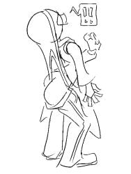 arched_back ass ass_crack atomic_wedgie bad_drawing bending_backwards black_and_white briefs bullying butt_crack calzcrom circle_head jeans low_effort male monochrome nerd nerdy_male open_mouth original original_character shocked struggling tighty_whities trenchcoat twink underwear wedgie wedgied_male white_briefs