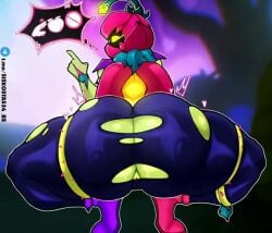 brawl_stars jiggling_ass lily_(brawl_stars) no_sound shorter_than_10_seconds tagme twerk video