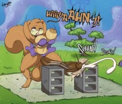 2d 2d_artwork balls big_balls big_breasts breasts cum duplicate furry futanari higher_resolution_at_source higher_resolution_available huge_cock intersex joaoppereiraus penis repost reupload sandy_cheeks spongebob_squarepants