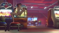 1girls 3d arcade arcade_machine blender blizzard_entertainment breasts d.va electronics female female_only game_controller indoors masturbation nude object_insertion overwatch overwatch_2 pachimari public public_nudity pussy pussy_juice pussy_juice_string vulpeculy