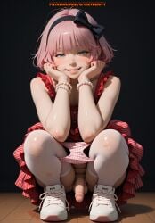 1boy ai_generated ass balls femboy meybekity otoko_no_ko panties penis trap yaoi