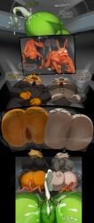 anthro ants bbhm furry gay insects justmegabenewell male male_only slug slug_boyfriend subway