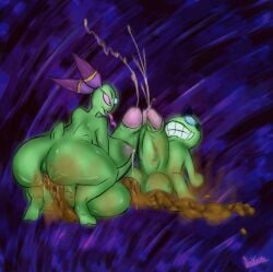 anus areolae ass ass background beanish big_nipples breasts cackletta chode color couple duo duxeite ears_up ejaculation fawful feet female futanari glasses green_skin hair huge_ass huge_cock hyper hyper_penis male mario_(series) mario_and_luigi:_bowser's_inside_story mario_and_luigi_(series) nipples penis pink_eyes pixiv_link scat scatplay shitting signature smile squatting stink_fumes tongue tongue_out witch