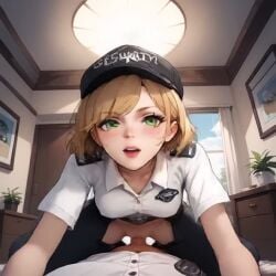 ai ai_generated cowgirl_position female fnaf male male/female penis riding riding_penis tagme vanessa_(fnaf) video
