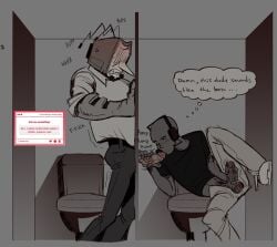 blowjob blush chumdotgov deltarune deltarune_chapter_3 gay glory_hole handjob request strawpage_request sucking_penis sweat tenna_(deltarune) tv_head y/n yaoi