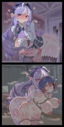 1futa 1girls 2d ai_generated ambiguous_penetration areola areolae arms_behind_back ass balls bdsm belle_(zenless_zone_zero) big_ass big_balls big_breasts big_butt big_cock big_penis big_testicles blush bound breasts butt clenched_teeth cock comic deep_penetration drill_hair eyes_rolled_back eyes_rolling_back female futa/female futa_with_female futanari hair_ornament heart heart-shaped_pupils horny horny_futa huge_balls huge_cock huge_penis huge_testicles indoors large_ass large_balls large_breasts large_butt large_cock large_penis large_testicles large_thighs leaking_precum long_hair long_sleeves motion_lines multicolored_hair nightcordsrose nipples nude penis pointy_ears precum precum_drip puffy_nipples purple_hair red_eyes restrained restraints rolling_eyes rope sex sex_from_behind shibari short_hair smile steam stomach_bulge sweat sweatdrop symbol-shaped_pupils teeth testicles thick_ass thick_butt thick_cock thick_penis thick_thighs thighhighs thighs tied tied_up twitching_penis uncensored vampire vein veins veiny veiny_cock veiny_penis vivian_banshee zenless_zone_zero