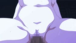 10s 1boy 1girls 2017 animated animated aqua_hair arm_grab ass bouncing_breasts breasts censored cowgirl_position cowgirl_position female female huge_ass large_breasts nipples nude sex short_hair straight toriko_no_(series) toriko_no_kusari