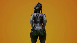 1girls 3d ass_grab black_bodysuit butt butt_focus butt_grab cat cat_ears clothed clothed_female clothing fortnite lynx_(fortnite) presenting presenting_hindquarters rubbing_ass solo_focus tagme