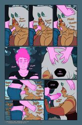 cartoon_network comic comic_page dark_kaje english_text face_fucking facefuck female fragments_(steven_universe_future) gem_(species) handjob horns jasper_(steven_universe) long_hair male mrswindle94 muscular_female orange_skin page_9 page_number penis steven_quartz_universe steven_universe steven_universe_future tagme white_hair