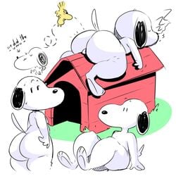 1boy ass avian balls big_ass big_butt bird canine dog domestic_dog elchilenito gay looking_at_butt male male_only nude peanuts peanuts_worldwide_llc sleeping snoopy tagme thick_ass thick_thighs uwu woodstock woodstock_(peanuts)