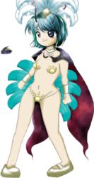 2husamba boots edit feathers female jewelry official_art pasties pearl_(gem) pigeon-toed revealing_clothes samba small_breasts thong touhou wriggle_nightbug zun_(jun'ya_ota)