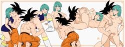 1boy 1boy1girl 1girls 23rd-world_martial_arts_tournament 69 69_position anal_fingering aqua_hair barefoot blowjob boots bulma_briefs censored clothing cunnilingus dragon_ball dragon_ball_(classic) dress eating_ass fellatio female fingering goku kissing licking_anus licking_ass licking_pussy male/female no_eyewear nude nude_female nude_male oca oral oral_sex penis pussy pussy_licking pussyjob saiyan shirtless shirtless_(male) shounen_jump son_goku straight upskirt vagina world_martial_arts_tournament