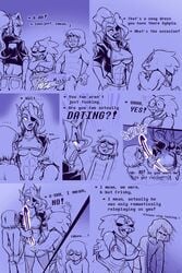 1boy 2girls after_sex alphys comic cum english_text frisk frisky_(under(her)tail) furry nokyel_(under(her)tail) page_28 syhpla text thewill under(her)tail undertale undyne