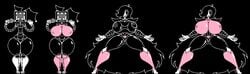 1girls big_breasts breasts exposed_breasts female hard_nipples legs_spread mettaton mettaton_ex nipples pixel_art pussy rule_63 solo sprite_art the_absolute undertale