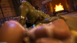 1boy 1girls 3d after_anal after_rape anal_lips anus ass ass_grab big_clitoris blender butt_grab clitoral_hood clitoris clitoris_piercing close-up cum cum_in_ass cum_in_pussy cum_inside cumdrip elf excessive_cum feet female female_focus femdom green_skin highres interspecies labia light-skinned_male light_skin link male malesub orc orc_female overflow painted_nails pale-skinned_male pale_skin piercing plump_labia pussy rape solo_focus squarepeg3d the_legend_of_zelda thick_cum thick_thighs thighs