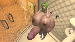 1futa 3d ass balls big_lips boobafuta breasts futa_only futanari gigantic_ass gigantic_breasts gigantic_penis green_hair huge_ass huge_breasts huge_butt huge_cock huge_lips hyper hyper_balls hyper_breasts hyper_genitalia hyper_penis hyper_testicles intersex massive_ass massive_breasts nude penis shower solo solo_futa testicles veiny_penis