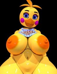 big_breasts five_nights_at_freddy's geometryboymejia huge_toy_chica looking_at_viewer tagme toy_chica_(fnaf)