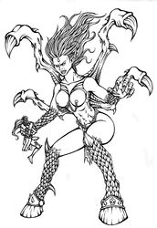 andariel diablo diablo_2 nipples no_color succubus tagme