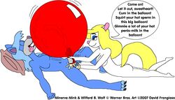 animaniacs anthro minerva_mink tagme wilford_wolf