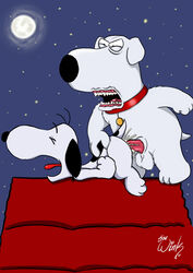 2021 20th_century_fox 2boys aggressive anal anal_sex angry angry_sex anthro anthro_only brian_griffin canine collar crossover cum cum_in_ass cum_inside doggy_style doghouse family_guy forced forced_anal forced_yaoi full_moon gay growling male_only moon night peanuts peanuts_worldwide_llc rape screaming sharp_teeth snoopy stars thewink wildbrain yaoi