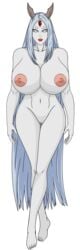 1girls big_breasts breasts completely_naked completely_nude dragexd erect_nipples female female_only long_hair naked naruto naruto_shippuden nude otsutsuki_kaguya tagme voluptuous