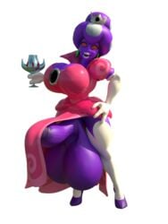 1futa 3d anthro blender earrings futa_only futanari gloves huge_breasts hyper hyper_balls hyper_penis looking_at_viewer mario_(series) mario_and_luigi_(series) nintendo princess_shroob purple_skin red_eyes shiny_balls shiny_skin shocking_(artist) smiling_at_viewer thick_thighs transparent_background veiny_penis wine_glass