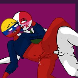 2boys colombia_(countryhumans) countryhumans panama_(countryhumans) tagme yaoi