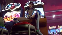 1girls 3d animated arcade arcade_machine blender blizzard_entertainment breasts clothing d.va electronics exhibition exhibitionism exhibitionist exposed female female_only game_controller gamer gamer_girl indoors masturbation no_sound nude overwatch overwatch_2 pachimari public public_exposure public_masturbation public_nudity pussy pussy_juice pussy_juice_string sitting tagme video vulpeculy