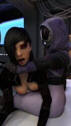 3d alien blender kasumi mass_effect quarian rogat17 tali'zorah_nar_rayya toying_partner