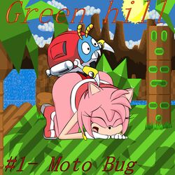 amy_rose furry furry_breasts furry_only moto_bug sonic_(series) sonic_the_hedgehog_(series)