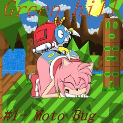 amy_rose furry furry_breasts furry_only moto_bug sonic_(series) sonic_the_hedgehog_(series)