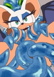 anthro breasts chaos_(sonic) penetration pussy rouge_the_bat sonic_(series) tentacle